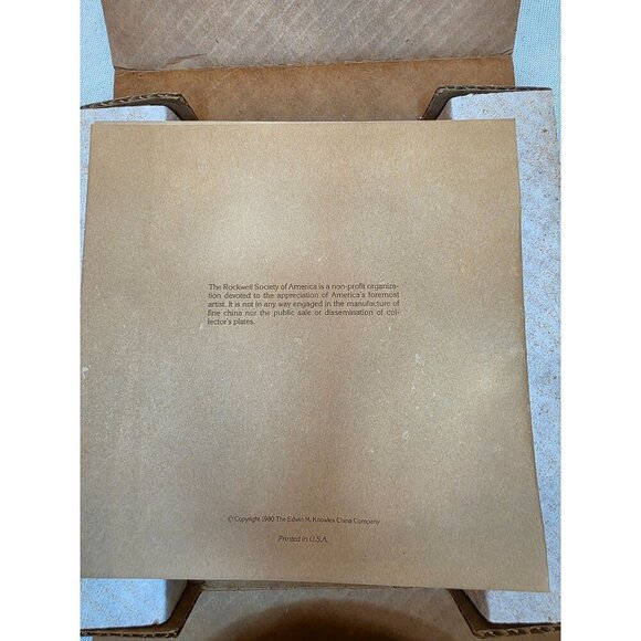 Norman Rockwell "The Ship Builder" Limited Edition Collector Plate - Picture 12 of 16